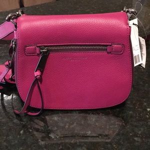 Marc Jacobs Recruit Nomad Saddle Wild Berry NWT